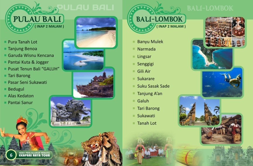 Contoh Brosur Wisata - Contoh Raffa