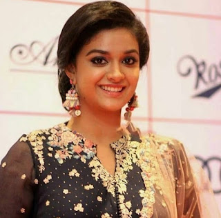 Keerthy Suresh in Black Dress with Cute and Awesome Lovely Smile