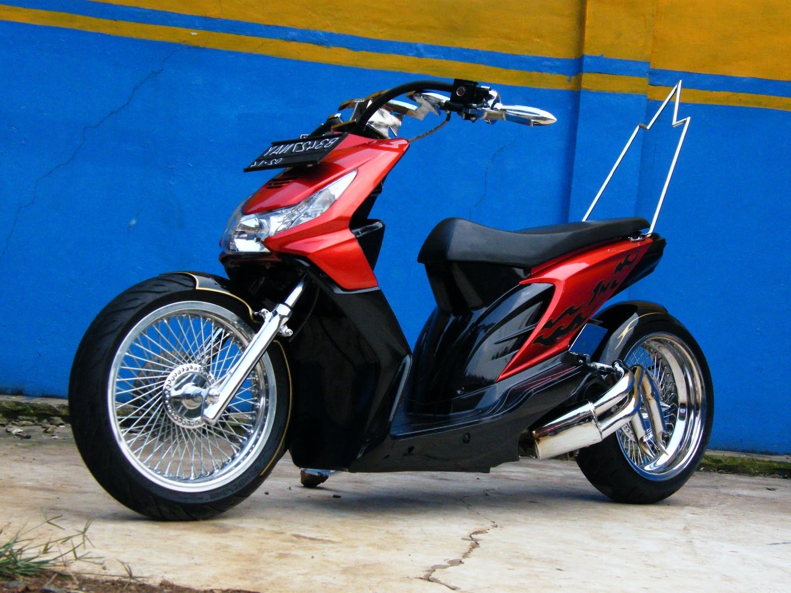 Kumpulan Modifikasi Motor Scoopy Velg 14 Terupdate Palm Modifikasi