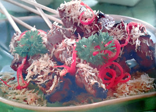 Gambar Resep Sate Daging Sapi Bumbu Serundeng