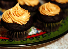 Chocolate Cupcakes with Peanut Butter Icing