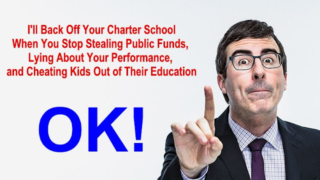 Image result for big education ape John Oliver Charter School