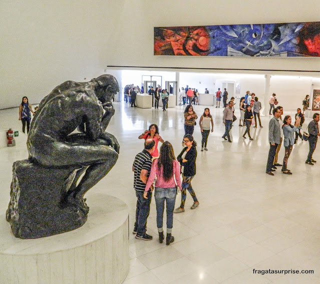 Muralistas mexicanos no Museu Soumaya da Cidade do México