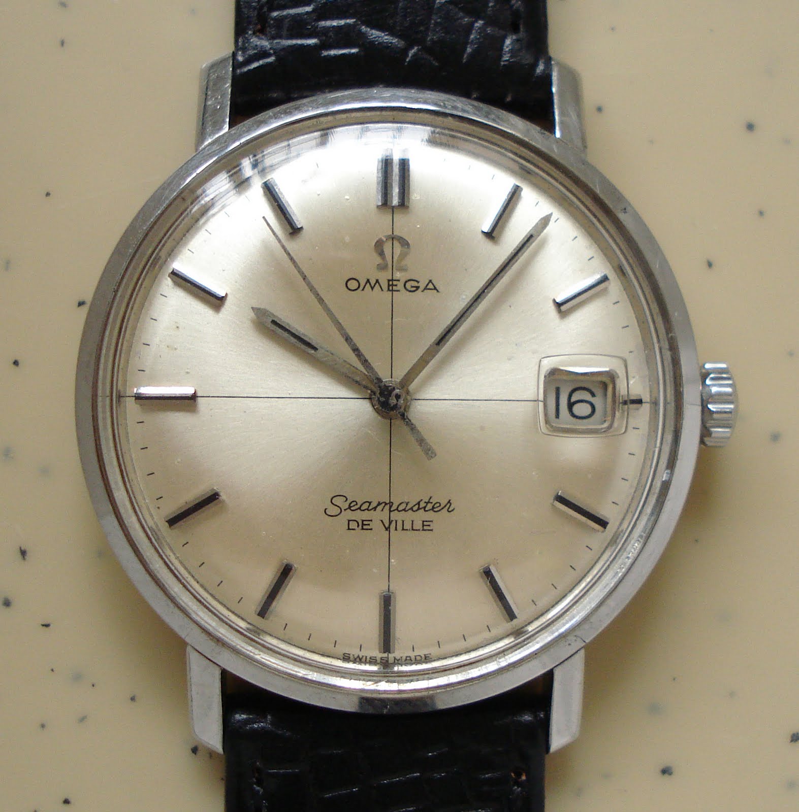 this vintage omega seamaster de ville manual winding caliber 610 watch ...