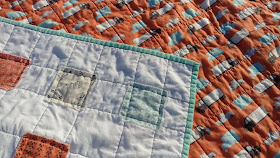 Quick and easy raw edge applique baby quilt