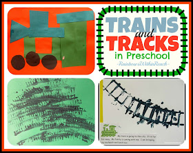 photo of: Trains and Tracks in Preschool via RainbowsWithinReach 