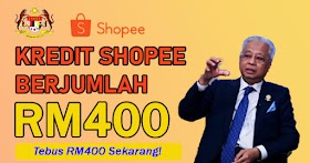 Kaedah Untuk Claim Kredit & Baucar Berjumlah RM400 Dalam Aplikasi Shopee -Boleh Tebus Sehingga Disember 2022!