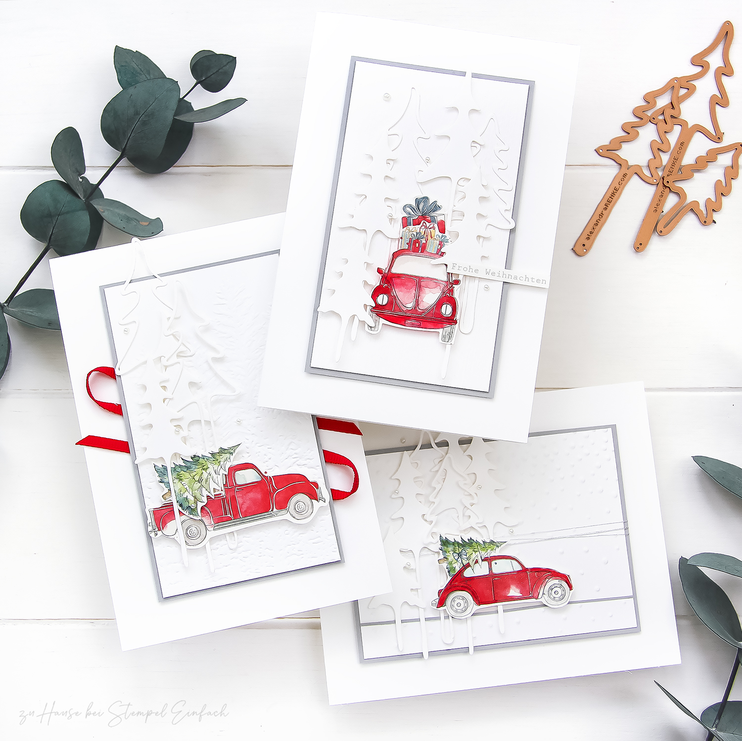 Weihnachtskarten-Auto Rapport-Alexandra Renke