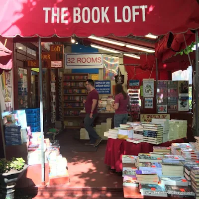 bargain porch at The Book Loft in German Village in Columbus, Ohio