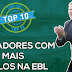TOP 10 - TREINADORES COM MAIS TÍTULOS NA EBL