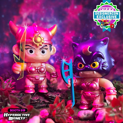 Designer Con 2022 Exclusive Sisters of the Cosmos Sofubi Figure by Hyperactive Monkey