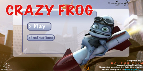 Crazy Frog Flash Game