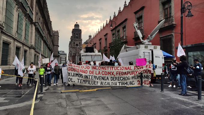 Sheinbaum y Martínez Vite desalojan a más de 300 familias de Tláhuac en plena pandemia