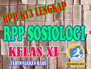 RPP K13 Sosiologi Kelas 11 Tahun Ajaran Baru