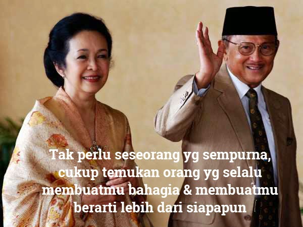 Kata Kata Cinta Habibie Ainun