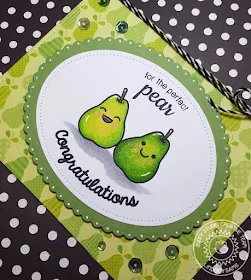 Sunny Studio Stamps: Fresh & Fruity For The Perfect Pear Anniversary Card by Lindsey Bailey.