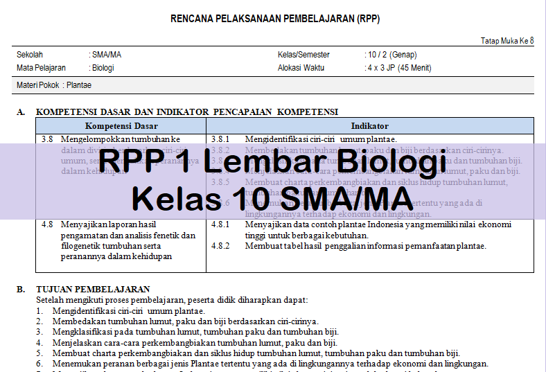 Download Silabus K13 Tentang Materi Lingkungan Sma Kelas X