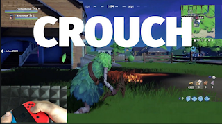 How to crouch and How to duck down  in Fortnite (Xbox, PlayStation, Switch, PC)
