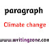 Paragraph : Climate Change