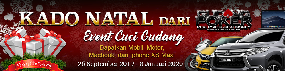 Event Kado Natal 2019 dari Gudang Poker