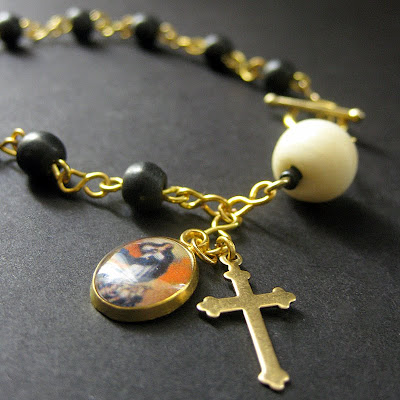 Rosary Bracelet in Bone - Sacred Vow