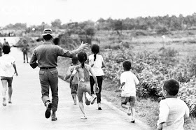 08 Jun 1972, Trang Bang, South Vietnam --- Children Running from Village