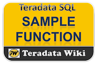 TeradataWiki-teradata SAMPLE Function