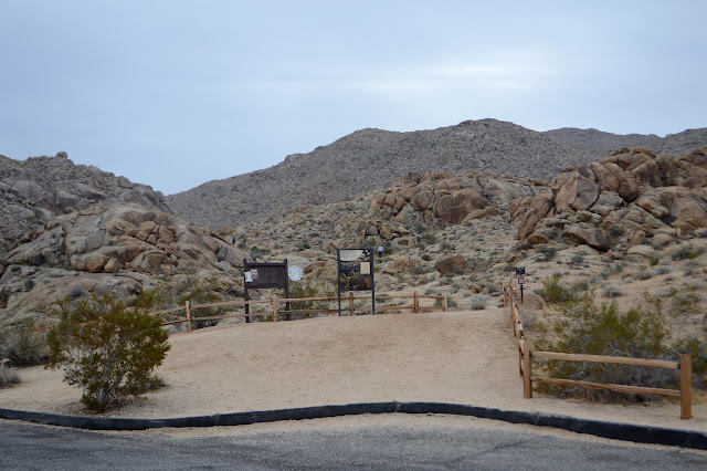 trail with signs