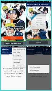 Download Whatsapp + Whatsapp2 Mod Apk Naruto Themes Versi Terbaru