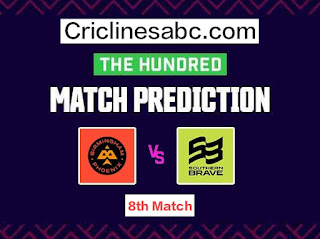 Birmingham Phoenix vs Southern Brave, 8th Match Predictions: The Hundred Men's Competition 2022