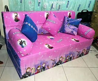 Sofa bed inoac motif kartun anak FROZEN PING