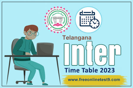 TS Intermediate Time Table 2023