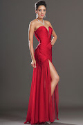 Robe de soirée rouge longue (robe de soiree cocktail glamedressit)