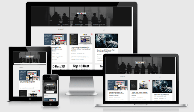 Reading - Responsive Personal Portfolio Blogger Template