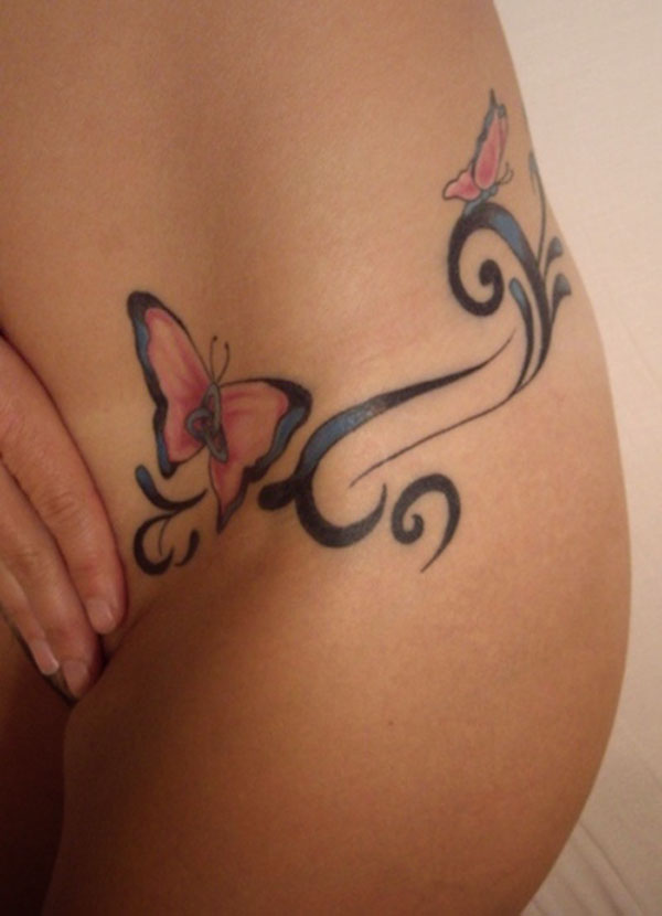 Tribal Butterfly Tattoos