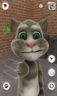 Screenshots of the Talking Tom Cat for Android tablet, phone.