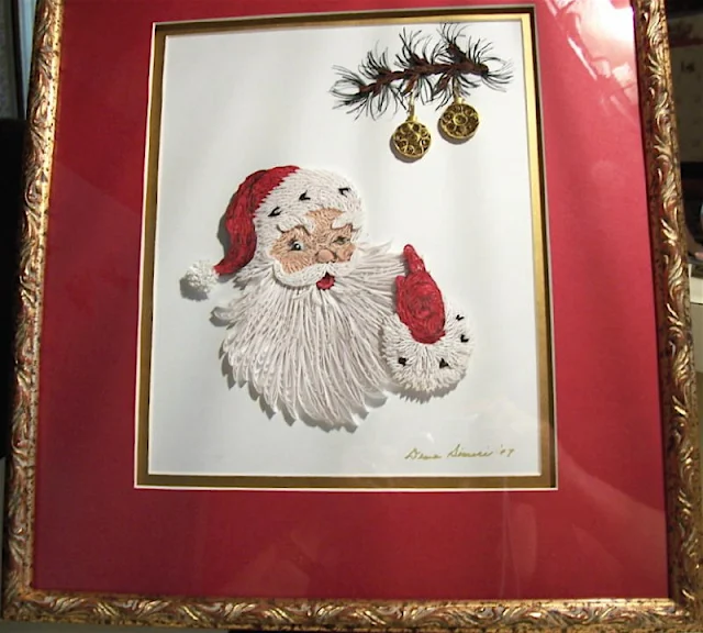 quilled Santa