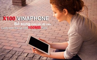 Cách đăng ký gói X100 Vinaphone bổ sung 3G Vinaphone