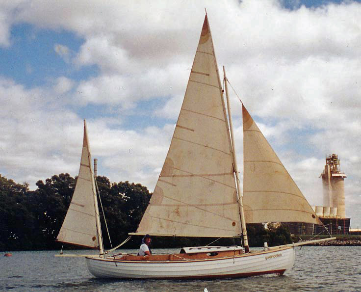 ross lillistone wooden boats: following the canoe yawl track