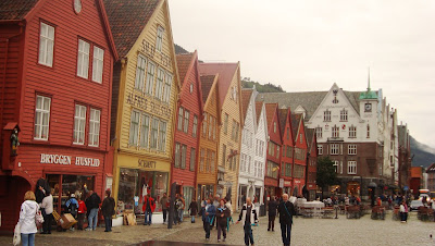 Imagen de casas tradicionales de Bergen