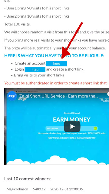 How-to-earn-money-online-from-blogger-YouTuber-and-enter-in-Za.gl-contest