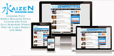 Kaizen Free Blogger Template