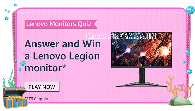 Lenovo Monitor Quiz Amazon Prime Day