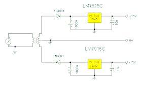 Dual Regulated Power Supply Circuit Diagram