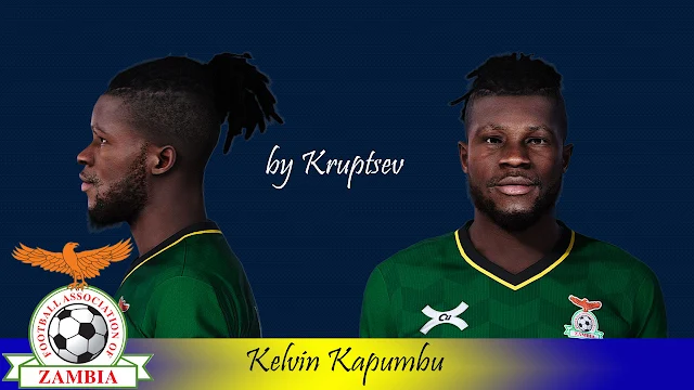 PES 2021 Kelvin Kampamba Face