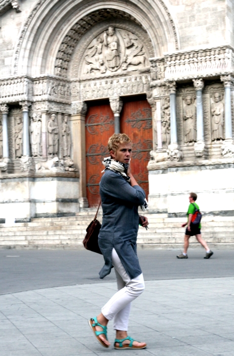 Teal Sandals... Arles, France