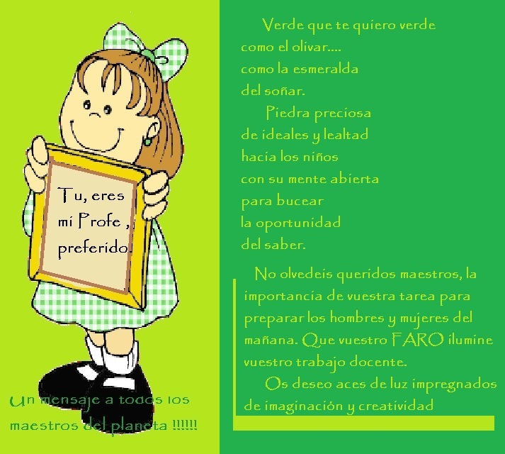 Tejiendo Cuentos Y Poesias Infantiles Feliz Dia Del Maestro