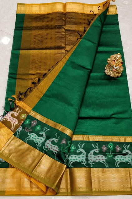 ikkat kanchi Pattu sarees