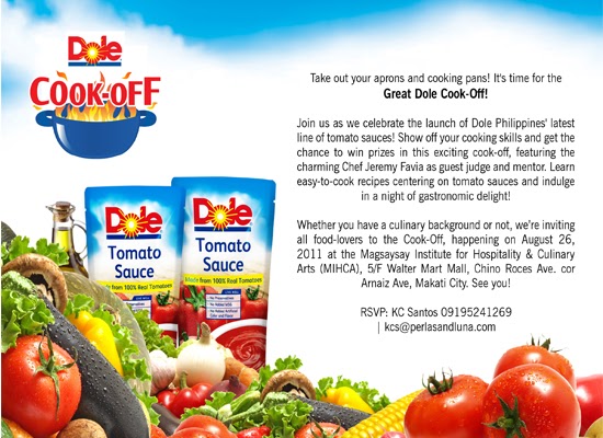 [Introducing Dole Tomato Sauce] The Great Dole Cook-Off