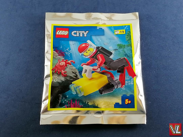 Set LEGO City Magazine Gift 952107 Diver and Crab (Mergulhador e Caranguejo)